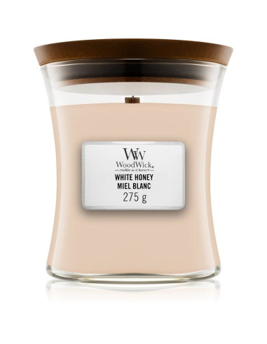 Świeca średnia white honey woodwick