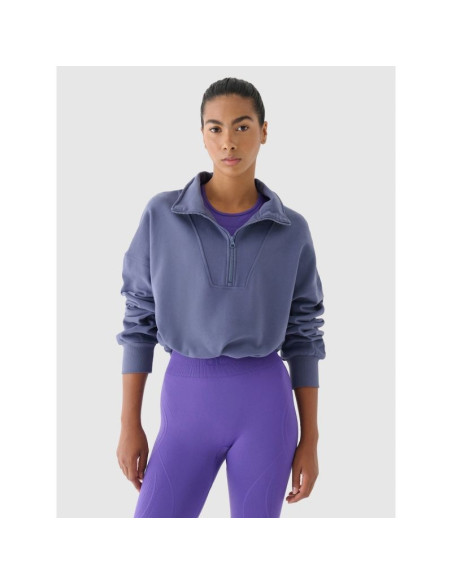 Bluza dresowa bez kaptura damska 4f x anna lewandowska 4f 4falsaw24tswsf1743-31s