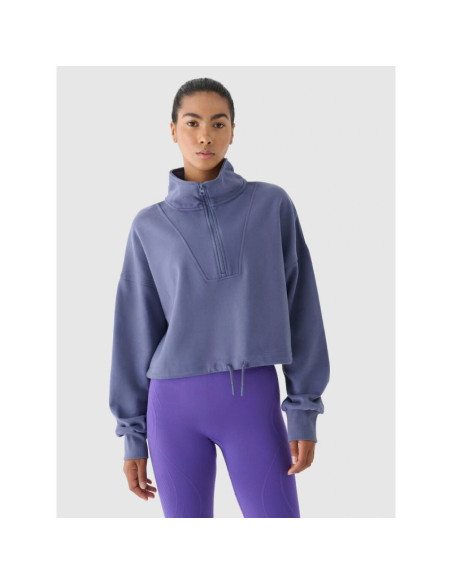 Bluza dresowa bez kaptura damska 4f x anna lewandowska 4f 4falsaw24tswsf1743-31s