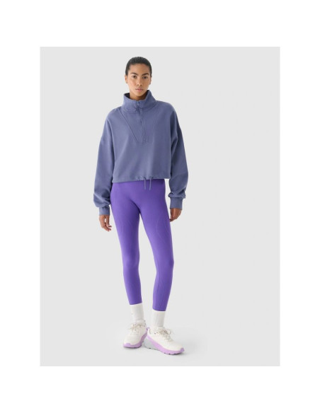 Bluza dresowa bez kaptura damska 4f x anna lewandowska 4f 4falsaw24tswsf1743-31s