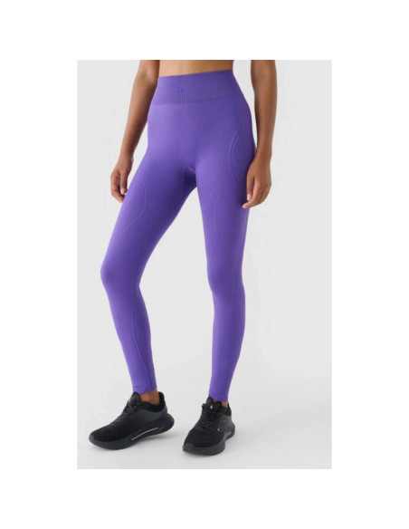 Damskie legginsy treningowe bezszwowe 4f x anna lewandowska 4f 4falsaw24tftif345-51s