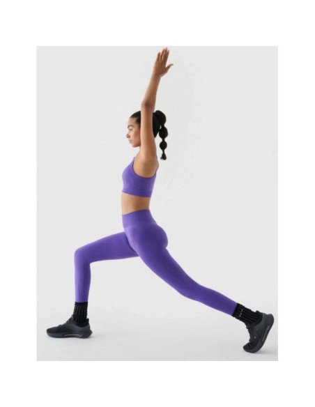Damskie legginsy treningowe bezszwowe 4f x anna lewandowska 4f 4falsaw24tftif345-51s
