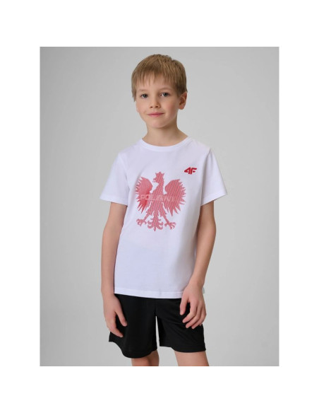 Koszulka kibica dziecięca 4f 4fjrmm00ttshu4436-10s