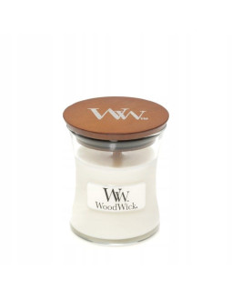 Świeca mała white teak woodwick