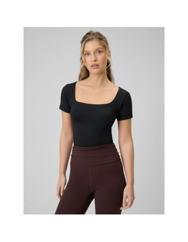 T-shirt slim gładki damski 4f 4frss26ttshf3633-20s