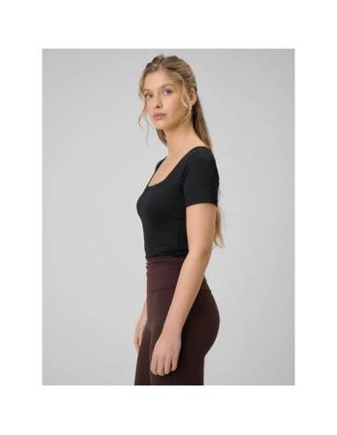 T-shirt slim gładki damski 4f 4frss26ttshf3633-20s