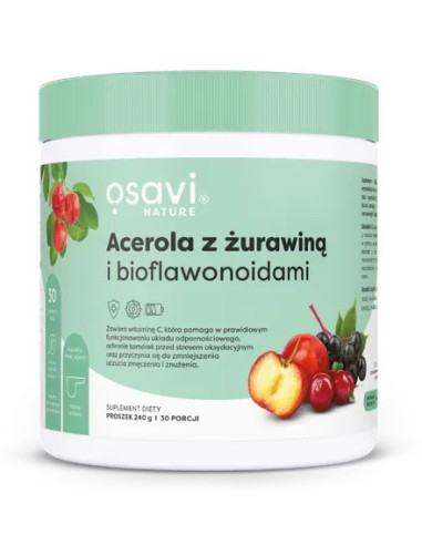 Acerola Z Żurawiną I Bioflawonoidami (240 G)
