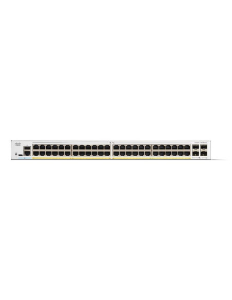 Cisco c1200-48p-4x łącza sieciowe zarządzany l2/l3 gigabit ethernet (10/100/1000) biały