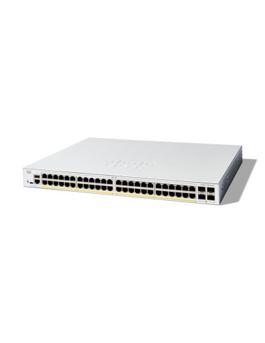 Cisco c1200-48p-4x łącza sieciowe zarządzany l2/l3 gigabit ethernet (10/100/1000) biały