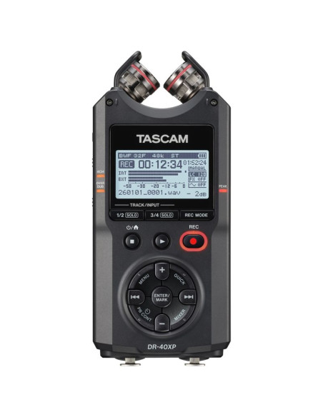 Tascam dr-40xp - przenośny rejestrator cyfrowy z interfejsem audio usb