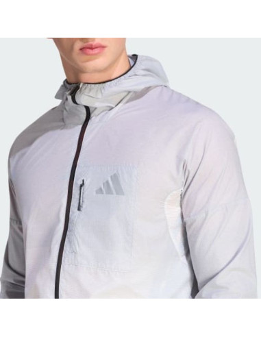 Kurtka do biegania adidas terrex xperior clima365 light windweave jacket - black/white rozmiar: m