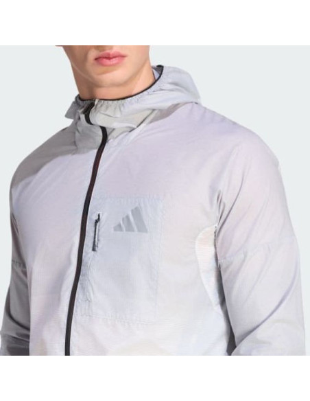 Kurtka do biegania adidas terrex xperior clima365 light windweave jacket - black/white rozmiar: m
