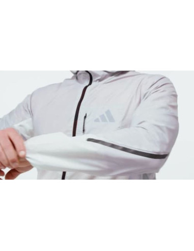 Kurtka do biegania adidas terrex xperior clima365 light windweave jacket - black/white rozmiar: m