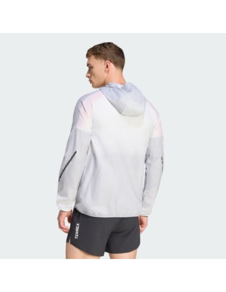 Kurtka do biegania adidas terrex xperior clima365 light windweave jacket - black/white rozmiar: m