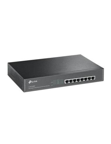 Tp-link tl-sg1008mp przełącznik sieciowy nie zarządzany gigabit ethernet (10/100/1000) obsługa poe czarny