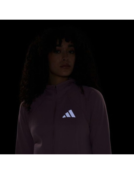 Bluza damska adidas terrex xperior climawarm+ ventknit fleece hooded jacket - magic mauve rozmiar: m