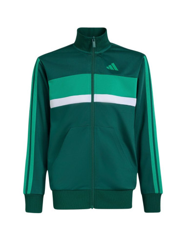 Dres dla dzieci adidas seasonal essentials tiberio 3-stripes zielony kt1665