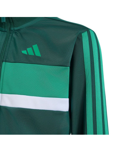 Dres dla dzieci adidas seasonal essentials tiberio 3-stripes zielony kt1665