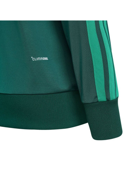 Dres dla dzieci adidas seasonal essentials tiberio 3-stripes zielony kt1665