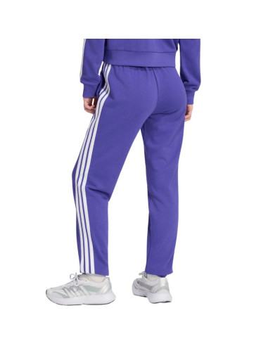Spodnie damskie adidas essentials 3-stripes french terry cuffed fioletowe kf8340