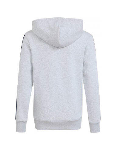 Bluza dla dzieci adidas essentials full-zip hoodie jasnoszara kq9050