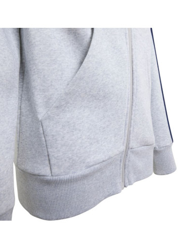 Bluza dla dzieci adidas essentials full-zip hoodie jasnoszara kq9050