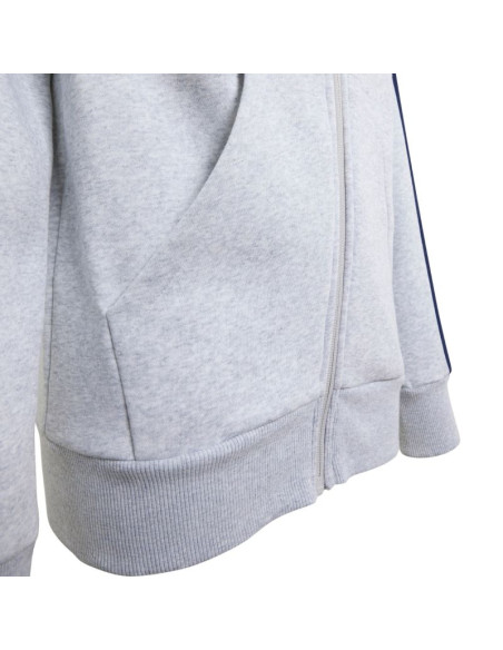 Bluza dla dzieci adidas essentials full-zip hoodie jasnoszara kq9050