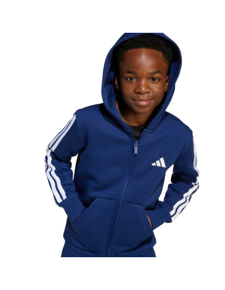 Bluza dla dzieci adidas essentials full-zip granatowa jy4980