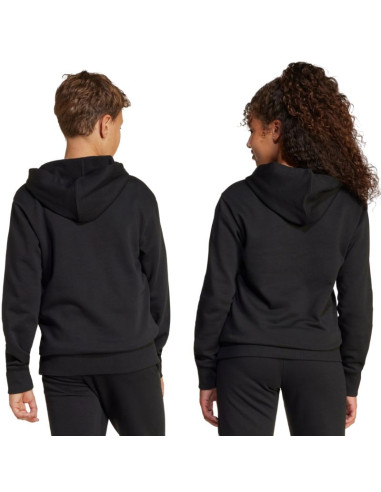 Bluza dla dzieci adidas essentials hoodie czarna jc9772