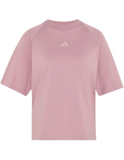 Koszulka damska adidas kit small logo pudrowy róż kt0296