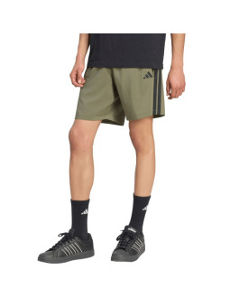 Spodenki męskie adidas essentials 3-stripes chelsea lite woven oliwkowe ky4154