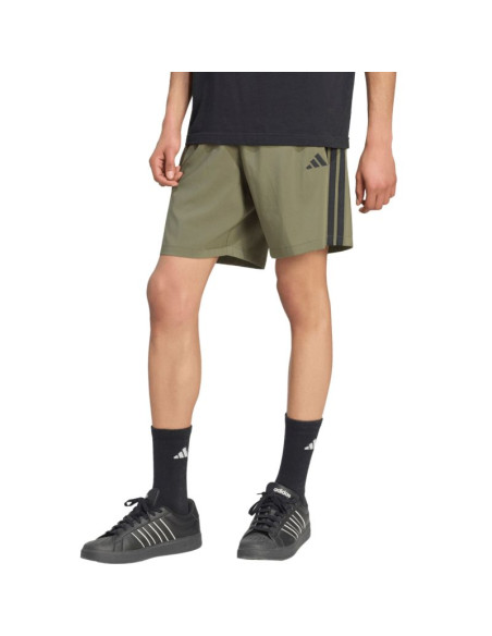 Spodenki męskie adidas essentials 3-stripes chelsea lite woven oliwkowe ky4154