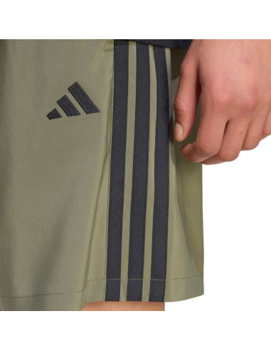 Spodenki męskie adidas essentials 3-stripes chelsea lite woven oliwkowe ky4154