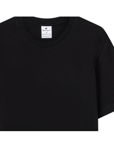 Koszulka męska champion short sleeve t-shirt 2-pak czarna 220267 kk001