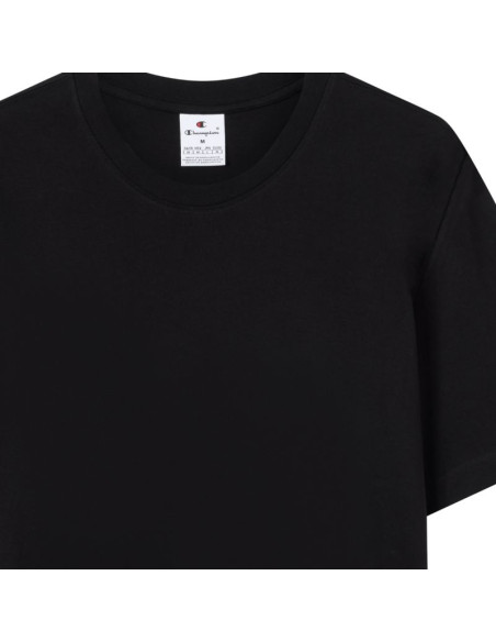 Koszulka męska champion short sleeve t-shirt 2-pak czarna 220267 kk001