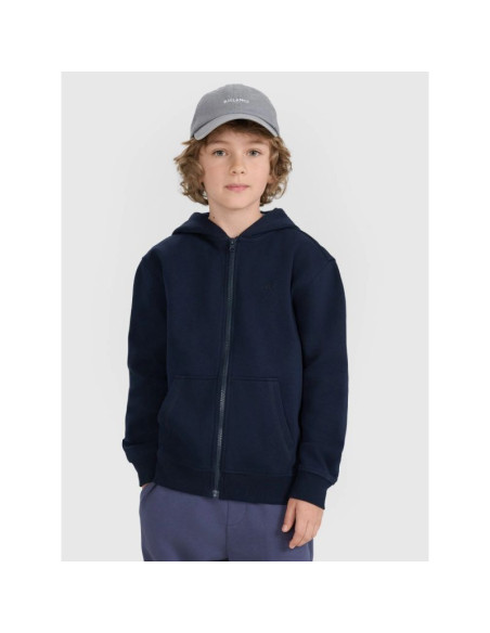 Bluza dresowa rozpinana z kapturem chłopięca 4f 4fjrmm00tswsm2481-31s