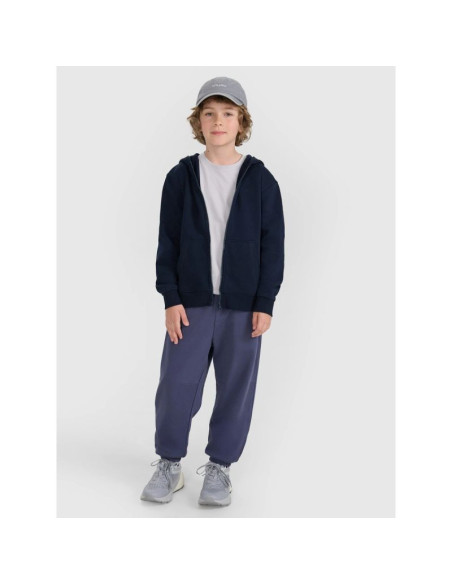 Bluza dresowa rozpinana z kapturem chłopięca 4f 4fjrmm00tswsm2481-31s