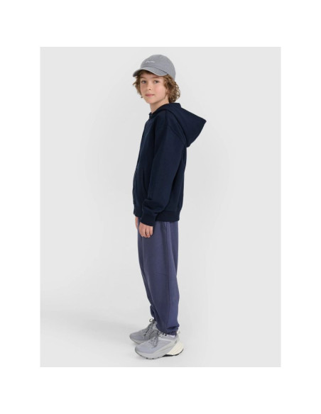 Bluza dresowa rozpinana z kapturem chłopięca 4f 4fjrmm00tswsm2481-31s