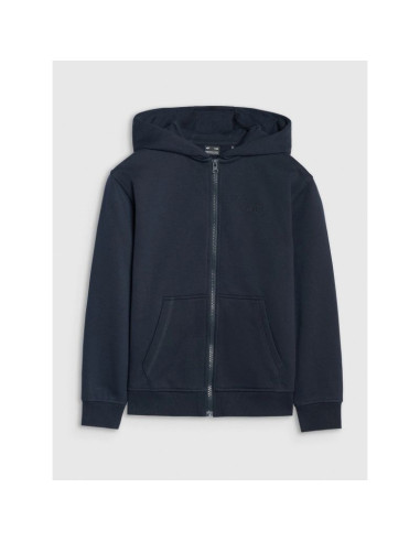 Bluza dresowa rozpinana z kapturem chłopięca 4f 4fjrmm00tswsm2481-31s