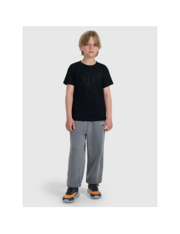 T-shirt regular z nadrukiem chłopięcy 4f 4fjrmm00ttshm3255-20s 2