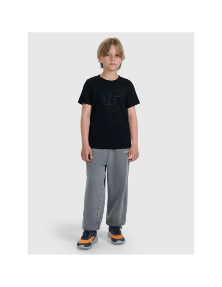 T-shirt regular z nadrukiem chłopięcy 4f 4fjrmm00ttshm3255-20s