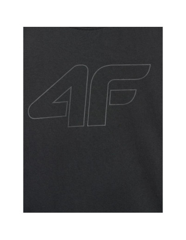 T-shirt regular z nadrukiem chłopięcy 4f 4fjrmm00ttshm3255-20s