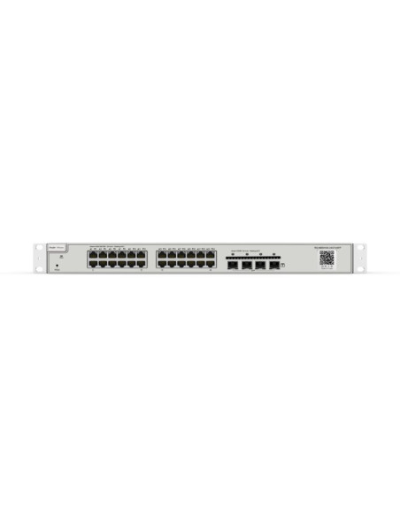 Zarządzalny switch reyee | l3 | 24 porty 1gbit + 4 porty uplink sfp 1gbit | rack