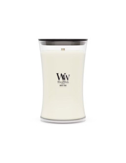 Świeca duża white teak woodwick 2