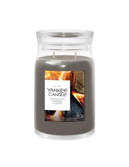 Świeca duża crackling embers yankee