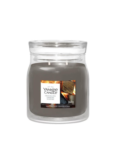 Świeca średnia crackling embers yankee