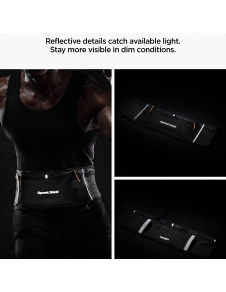 Nerka do biegania spigen a712 dynamic shield l - czarna