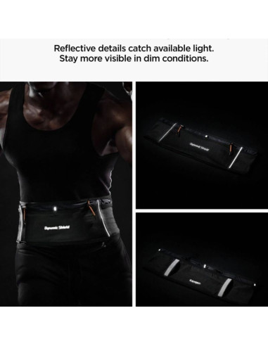 Nerka do biegania spigen a712 dynamic shield m - czarna