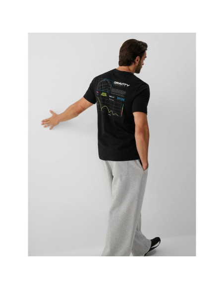 T-shirt regular z nadrukiem męski 4f 4fraw26ttshm4665-20s