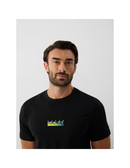 T-shirt regular z nadrukiem męski 4f 4fraw26ttshm4665-20s